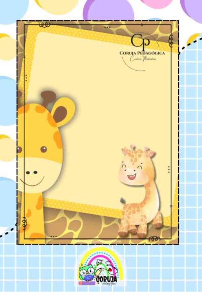 Girafinhas – Kit de Decoração para Sala de Aula
