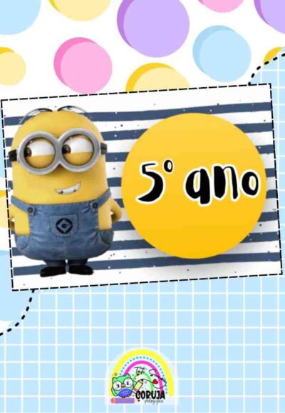 Kit Volta às Aulas Minions – Mega Kit 187 Páginas