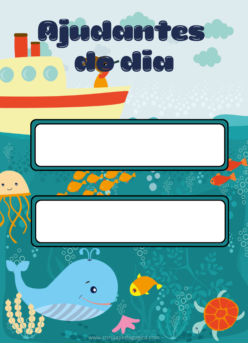 Fundo do mar kit decoração Sala de aula Fundo do mar kit decoração Sala de aula - Imagem 2