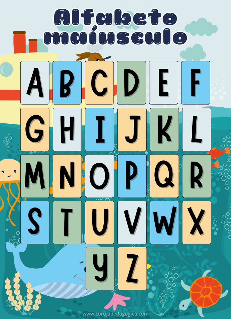 Fundo do mar kit decoração Sala de aula Fundo do mar kit decoração Sala de aula - Imagem 3