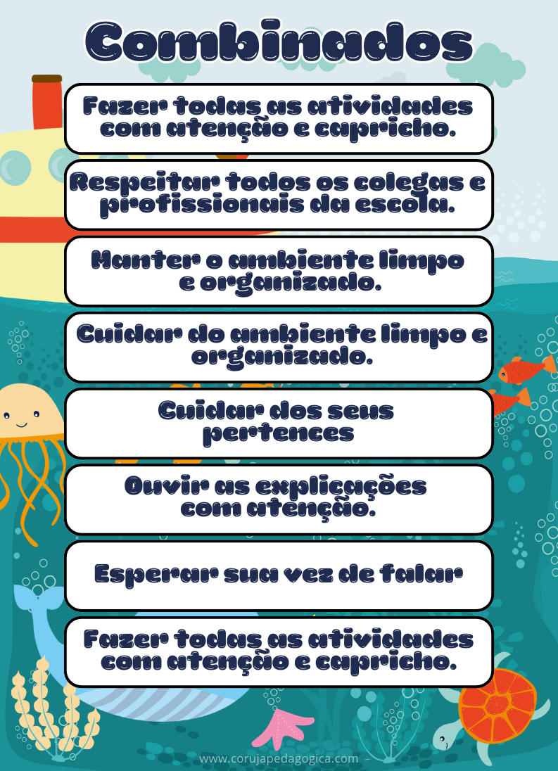 Fundo do mar kit decoração Sala de aula Fundo do mar kit decoração Sala de aula - Imagem 8