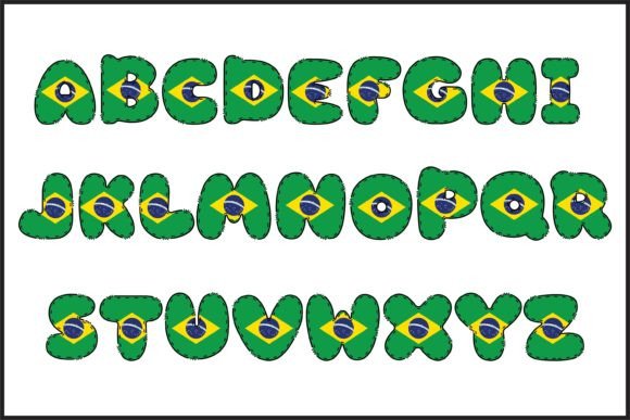 Fonte nº 10: Bandeiras do Brasil + Bônus Exclusivo Fonte nº 10: Bandeiras do Brasil + Bônus Exclusivo - Imagem 4