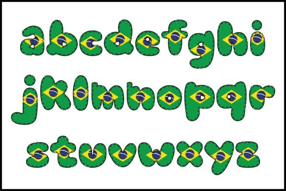 Fonte nº 10: Bandeiras do Brasil + Bônus Exclusivo FONTE 10 BANDEIRA DO BRASIL + BÔNUS