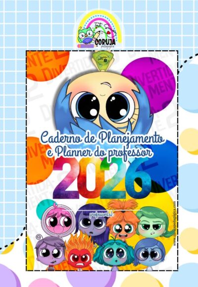 Divertidamente 2 Planner e Caderno Pedagógico