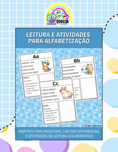 LEITURA E ATIVIDADES PARA ALFABETIZAÇÃO (26 fichas)