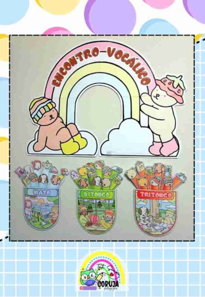 Atividade Lúdica de Encontros Vocálicos (Hiato, Ditongo e Tritongo) com a Turma Bobbie Goods