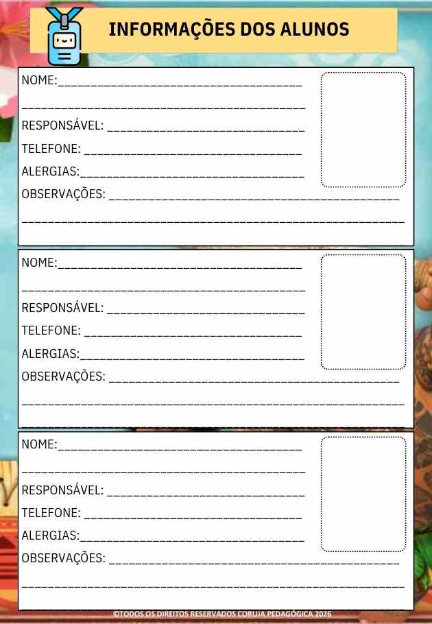 Moana Planner e Caderno de Planejamento para professores 2026 Moana Planner e Caderno Pedagógico 2026 @corujapedagogica
