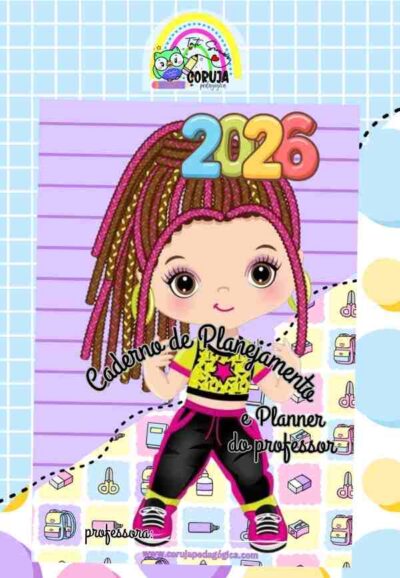 Planner e Caderno Pedagógico Crianças 2026 @prof.tati.simoes